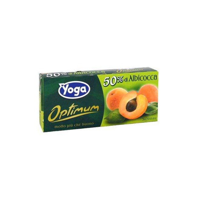 8 x Yoga Succhi x3 Albicocca ml. 200