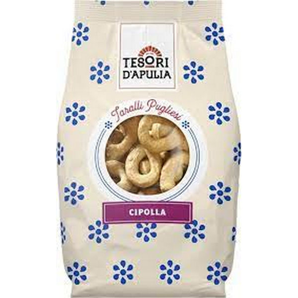 20 x Tesori D'Apulia Taralli Pugliesi Cipolla gr. 300