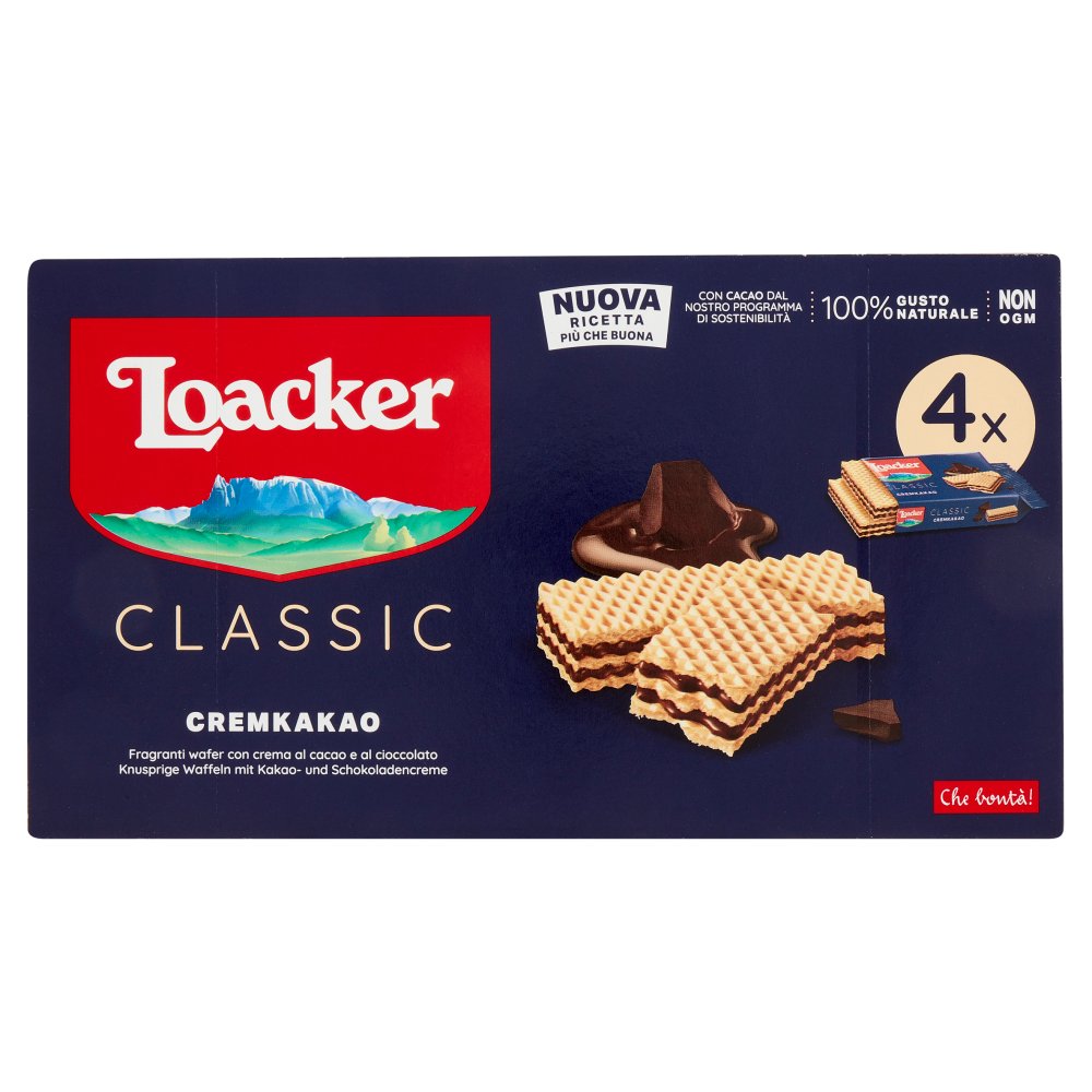 18 x Loacker x4 Cremkakao gr. 180