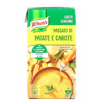 12 x Knorr Passato Patate E Carote Ml 500