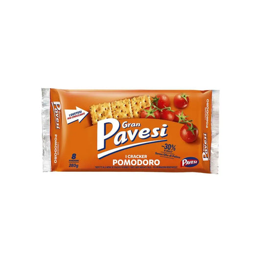 12 x Pavesi Crackers Pomodoro E Formaggio Astuccio Gr 250