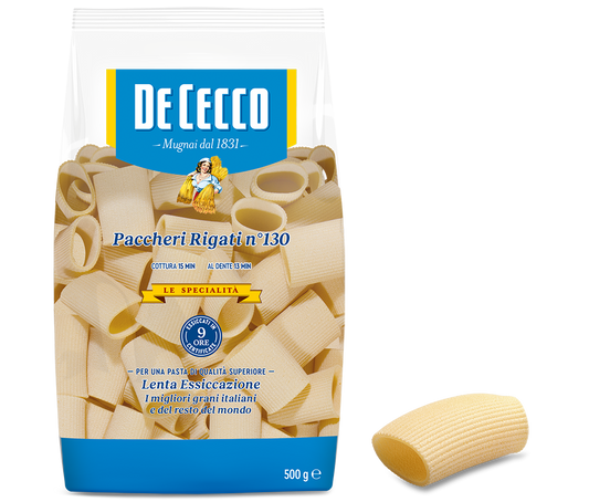 12 x De Cecco Paccheri Rigati gr. 500