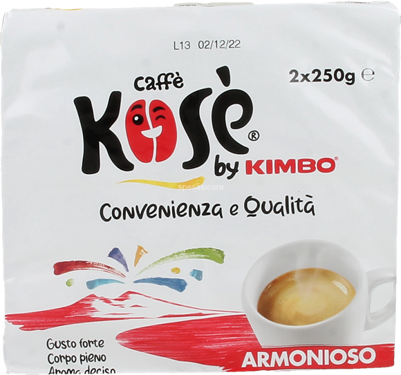 10 x Kosè Caffè Armonioso gr. 250 x2