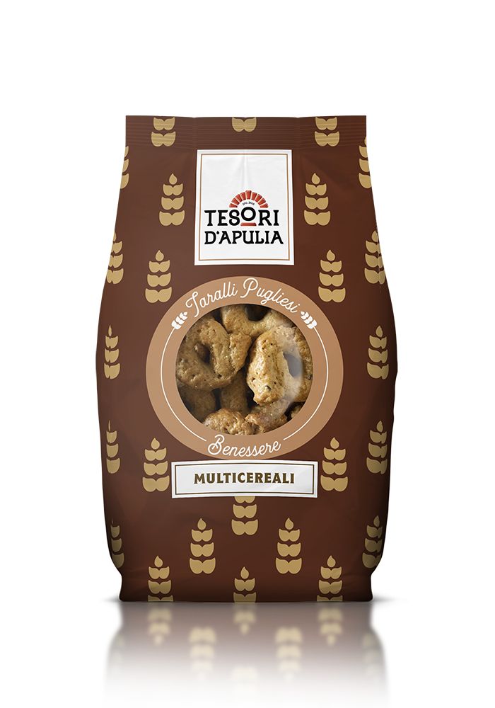 Tesori D'apulia Taralli Pugliesi Multicereali Gr 300 (x 20)