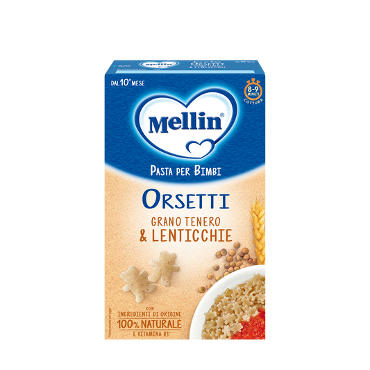 12 x Mellin Pasta per Bimbi Orsetti gr. 280