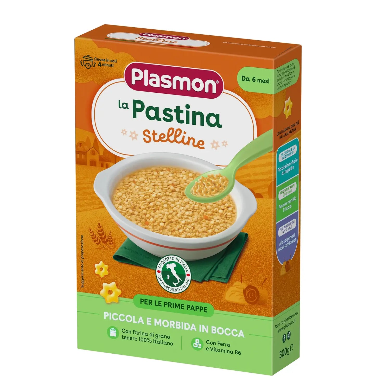 12 x Plasmon Pastina Stelline Gr 300