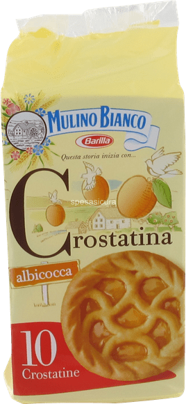 12 x Mulino Bianco Crostatina Gusto Albicocca gr. 400