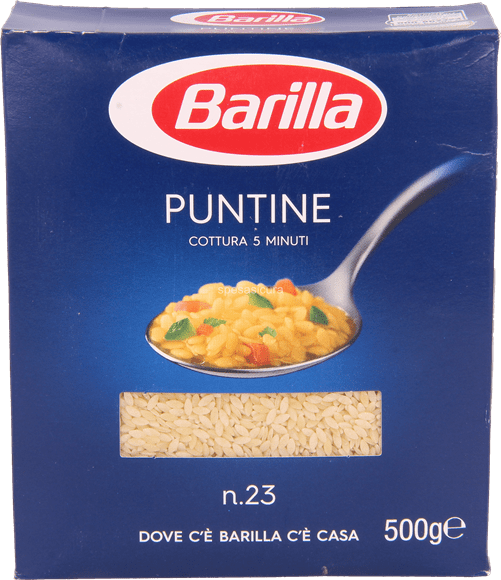 16 x Barilla Puntine N.23 Astuccio Gr 500