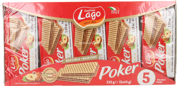 16 x Elledi Poker Nocciola Per 5 Gr 225