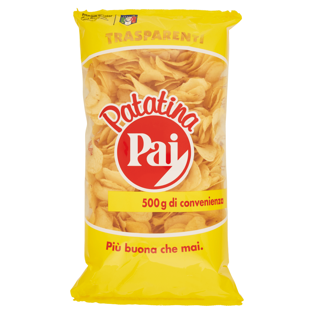 5 x Pai Chips Trasparenti gr. 500