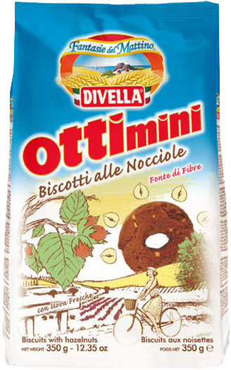 18 x Divella Ottimini Nocciola gr. 350