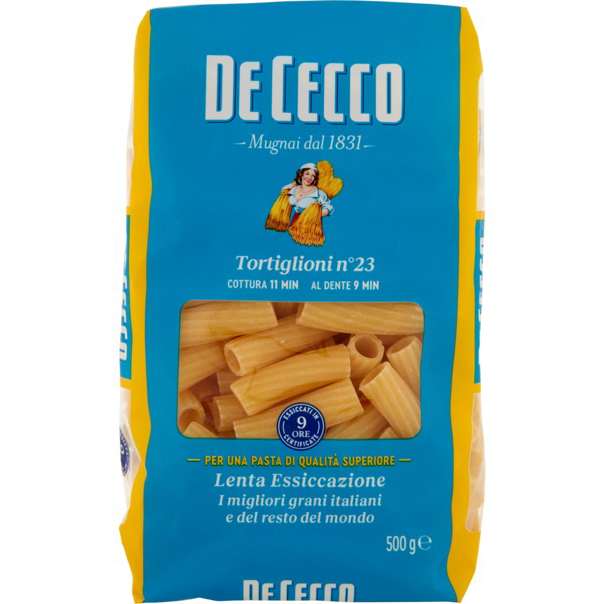 24 x De Cecco Tortiglioni N.23 Gr 500