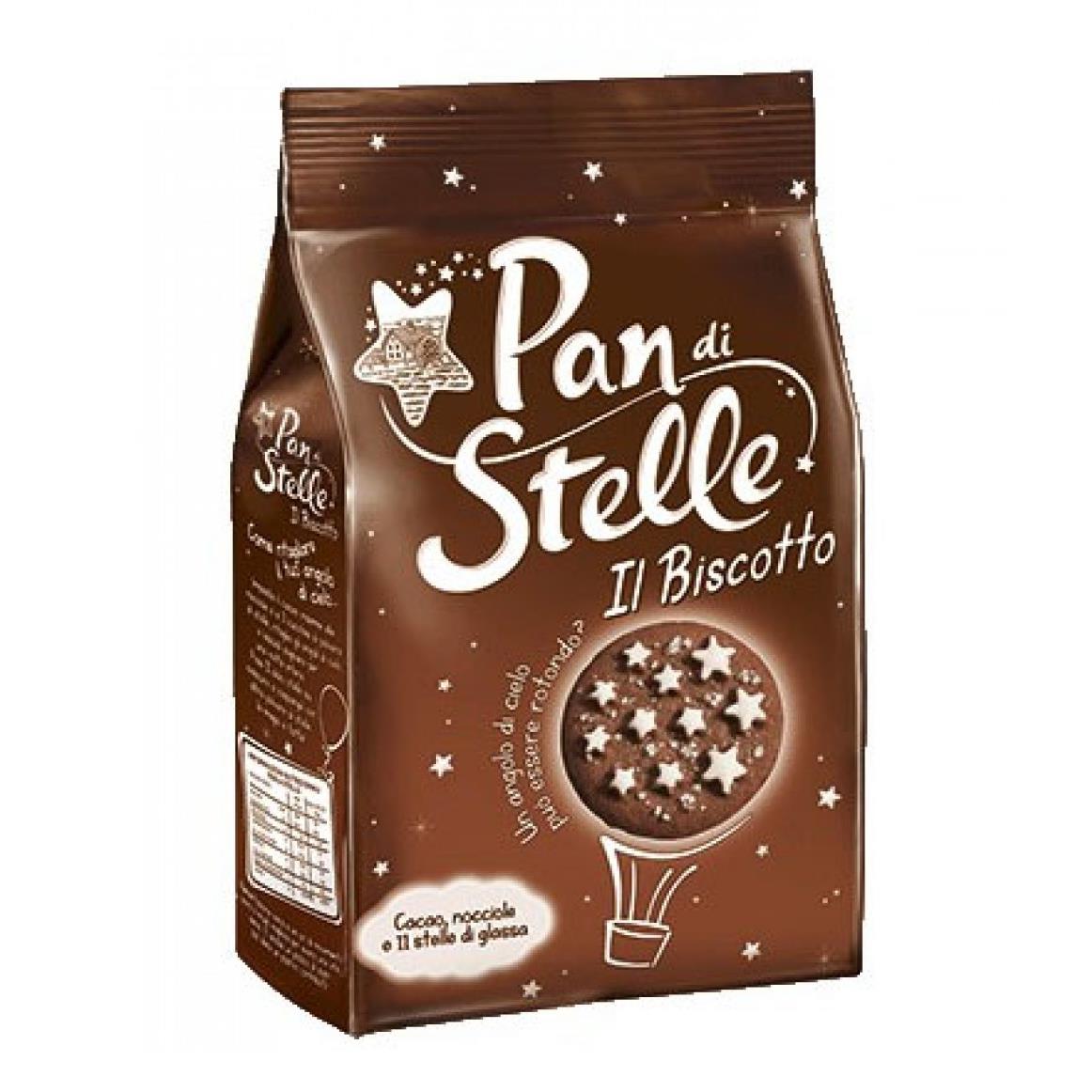 12 x Pan Di Stelle Biscotti Busta Gr 350