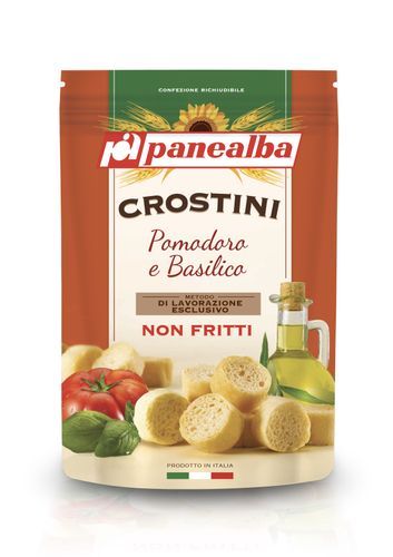 12 x Panealba Crostini Pomodoro/Basilico gr.100