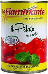 24 x La Fiammante Pelati Basilico gr. 400