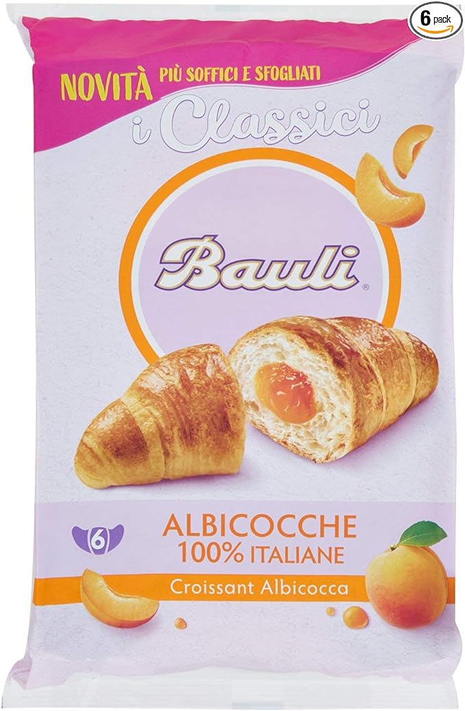 12 x Bauli Croissant All'albicocca Gr 300