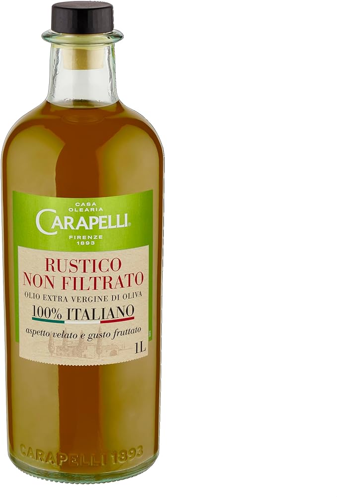 8 x Carapelli Non Filtrato Lt 1