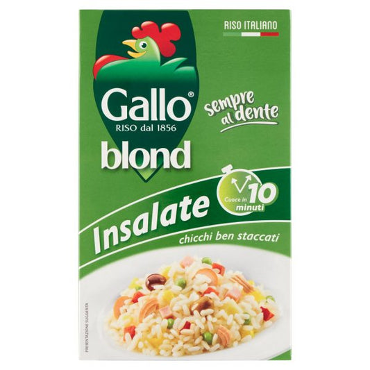 9 x Gallo Riso Blond Insalate Astuccio Kg. 1