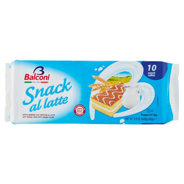 15 x Balconi Snack Al Latte Gr 280