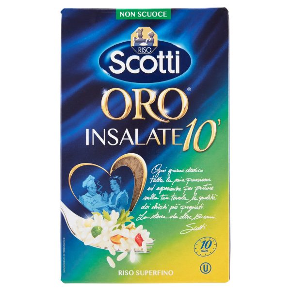 10 x Scotti Riso Insalate Astuccio Kg 1