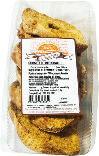 15 x L'Antico Forno Crostelle Integrali gr. 260