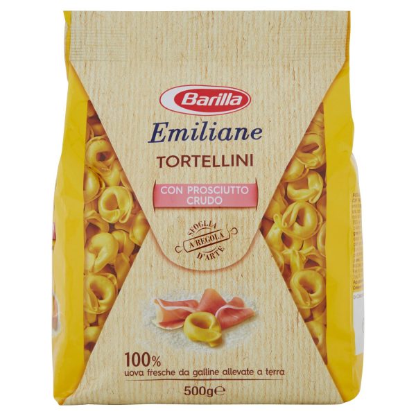 8 x Emiliane Tortellini Prosciutto Crudo Gr 500