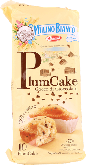 10 x Mulino Bianco Plum Cacke Goccedi Cioccolato Gr 350