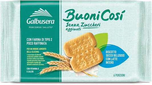 12 x Galbusera Buonicosì Latte Intero gr. 300