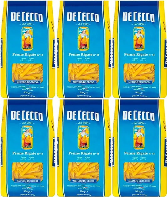 24 x De Cecco Penne Rigate N.41 gr. 500