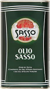 10 x Sasso Olio di Oliva Lattina Lt. 1