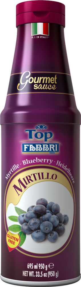 6 x Fabbri Topping Mirtillo gr. 950