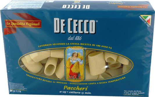 12 x De Cecco Le Specialità Paccheri N.125 gr. 500