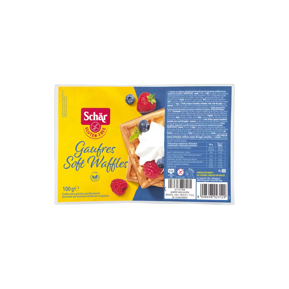 6 x Schar Waffles Senza Glutine gr. 100