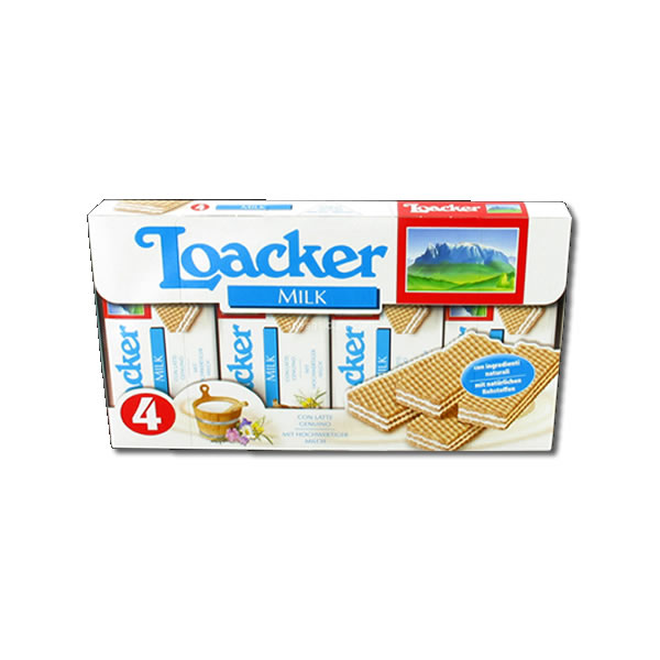 18 x Loacker x4 Milk gr. 180