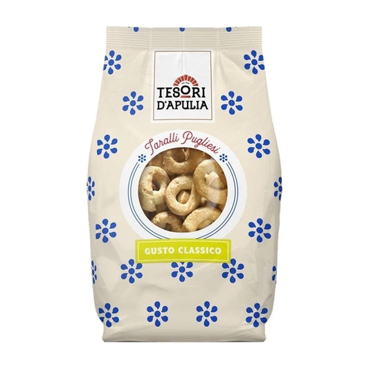 9 x Tesori D'Apulia Taralli Pugliesi Multipack x8 gr. 400