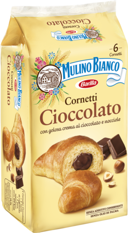 8 x Mulino Bianco Cornetti Cioccolato Gr 300