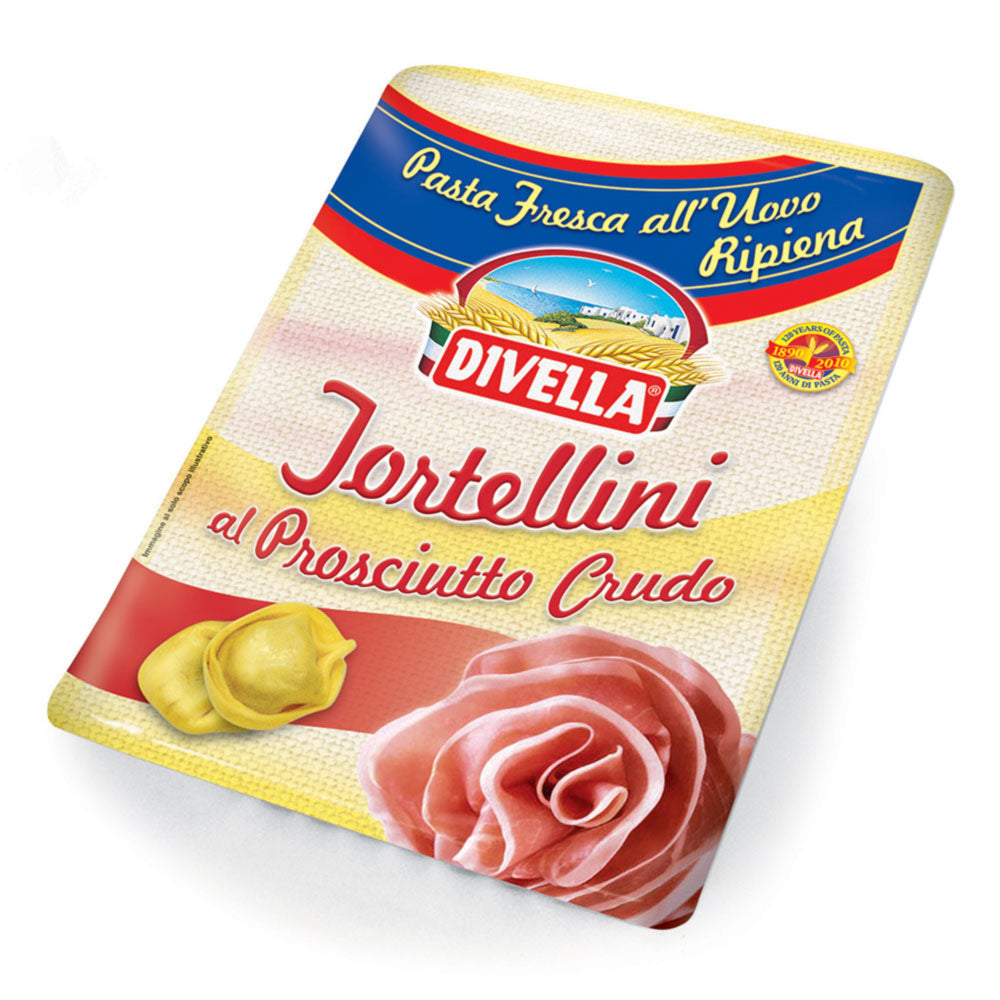 10 x Divella Tortellini Prosciutto Gr 250