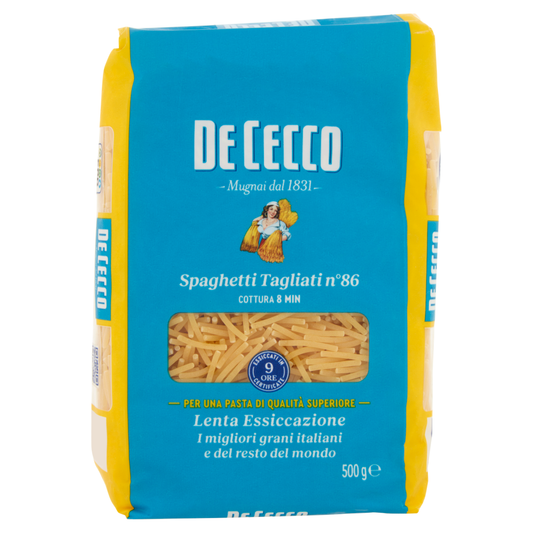 24 x De Cecco Spaghetti Tagliati N.86 gr. 500