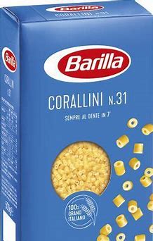 16 x Barilla Corallini N.31 gr. 500