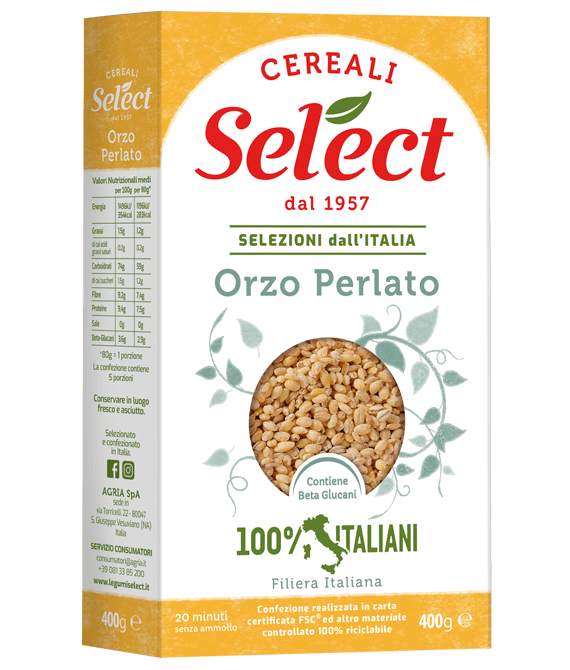 18 x Select Orzo Perlato Gr 400