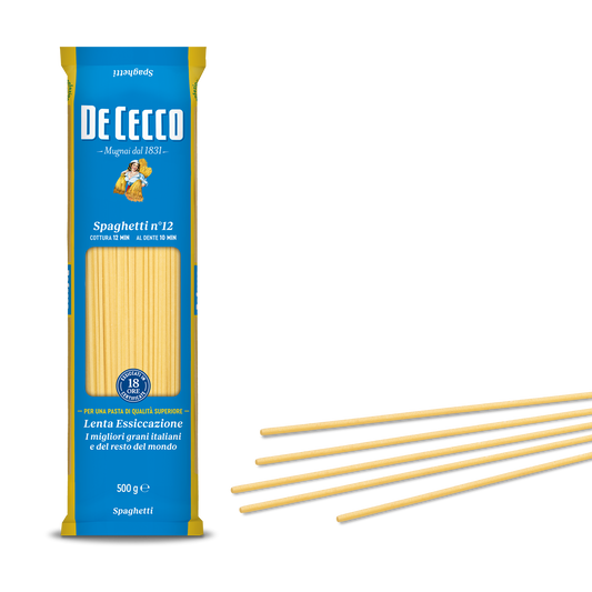 24 x De Cecco Spaghetti N.12 gr. 500