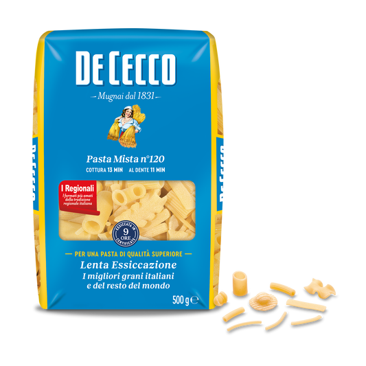 24 x De Cecco Pasta Mista N.120 gr. 500