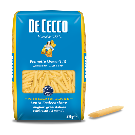 24 x De Cecco Pennette Lisce N.140 gr. 500