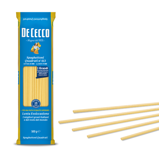 24 x De Cecco Spaghettoni Quadrati N.413 gr. 500