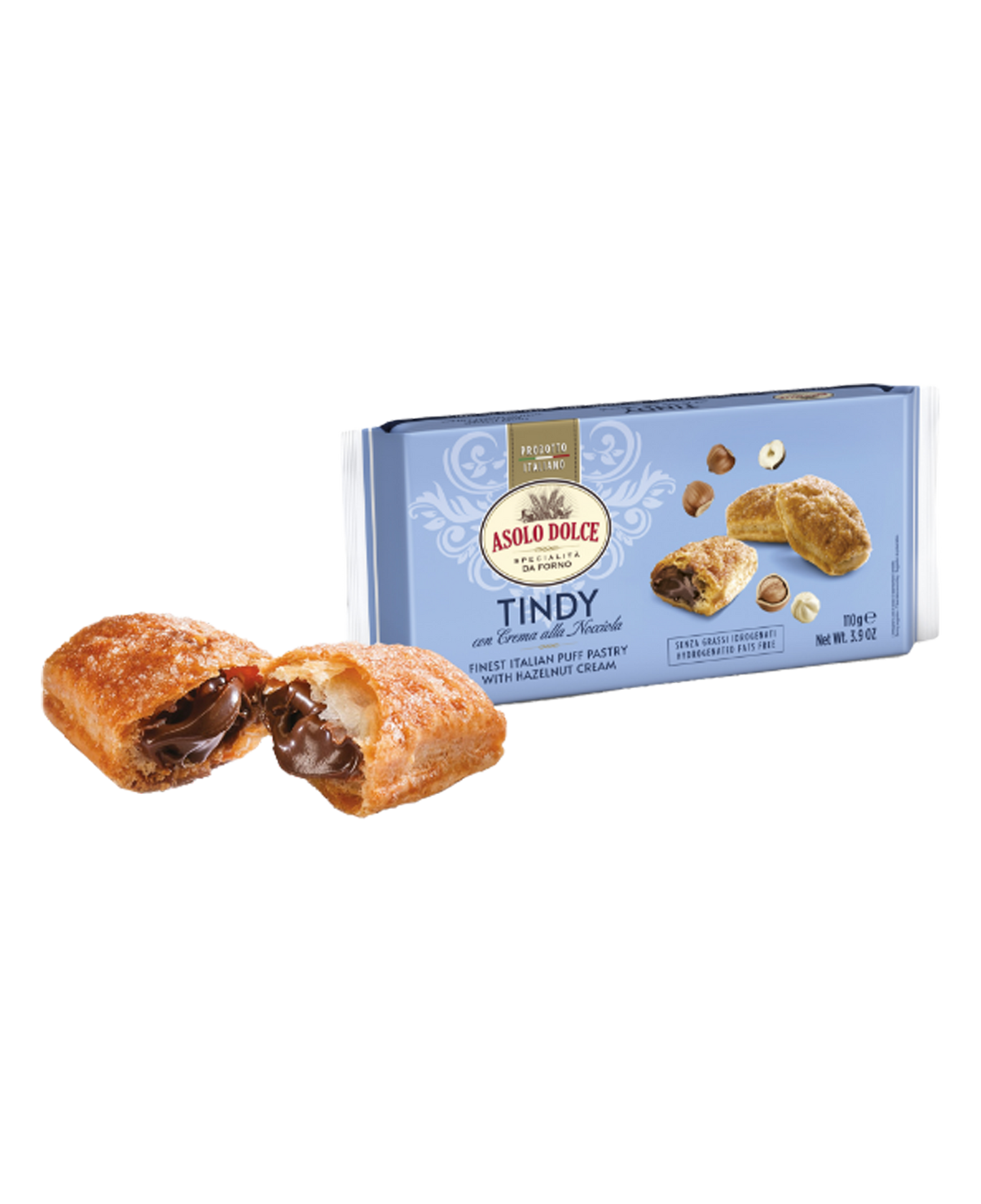 16 x Asolo Dolce Tindy Nocciola Vaschetta Gr 100