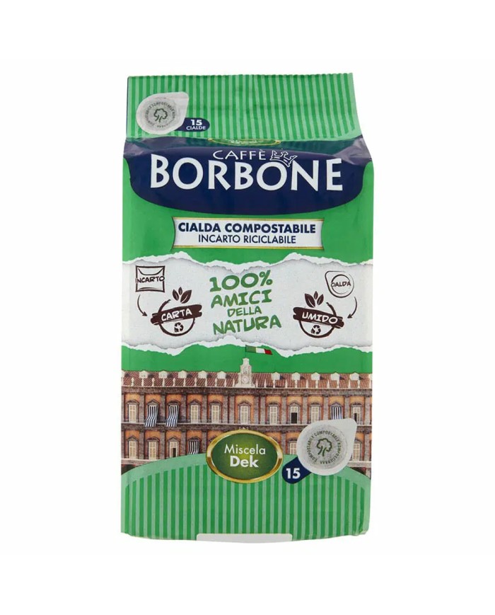 8 x Borbone Cialde x15 Decaffeinato