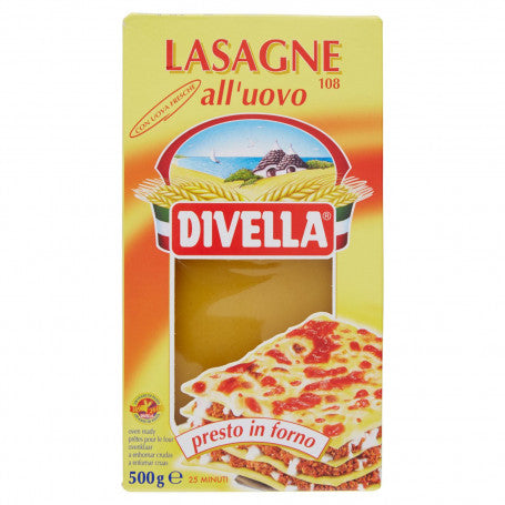 16 x Divella Lasagna All'uovo Gr 250