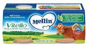 12 x Mellin X2 Carne Di Vitello Gr 80