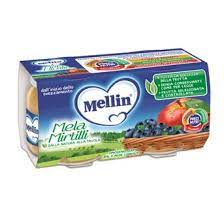 12 x Mellin Omo Mela/Mirtillo Gr 100 Per 2