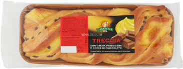 6 x Gecchele Treccia Crema/Cioccolato Gr 300